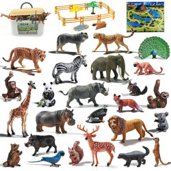 Animal figures toys, 51 pieces
