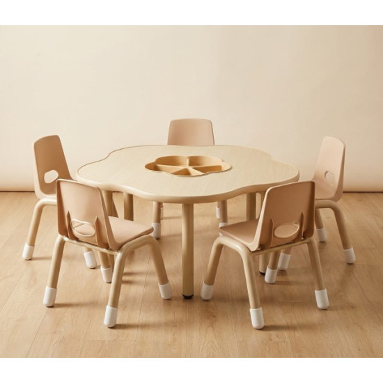 Round table with slot in the middle for Legacy 100*71*48cm