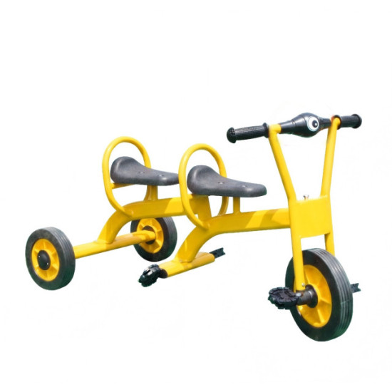 دراجة مزدوجة مقاس 110*56*63 سم - لون اصفر