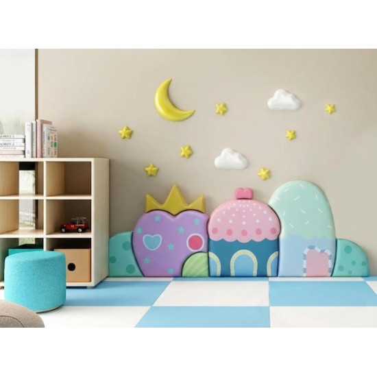 ديكور الحائط الكبير - أرض العجائب مقاس: 280*100*3سم