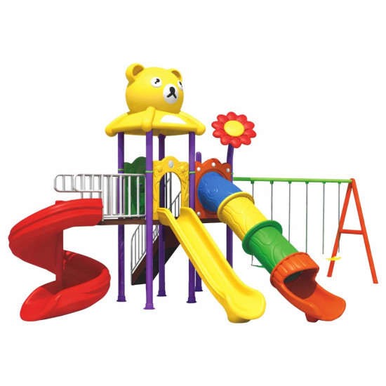 مجموعة زحاليق ومراجيح مقاس: 630*480*340 سم