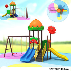 لعبة حدائق زحاليق ومراجيح مقاس: 300*280*520 سم