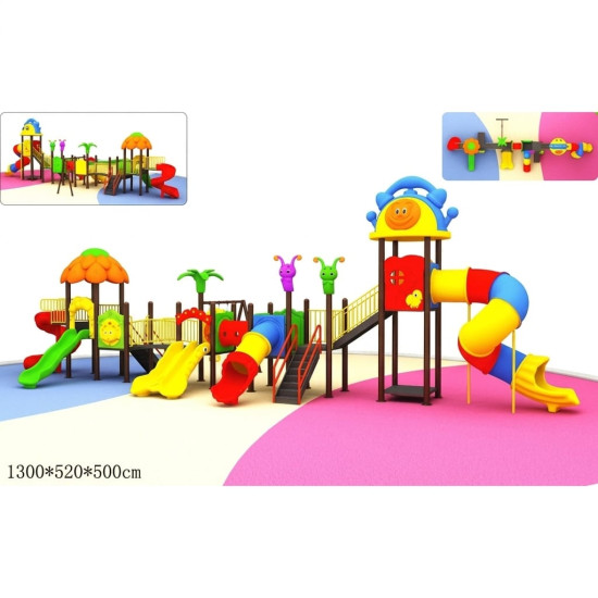 مجموعة الزحاليق العملاقة مقاس 1300*520*500 سم