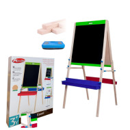 سبورة وجهين ابيض واسود مقاس 60*127 سم