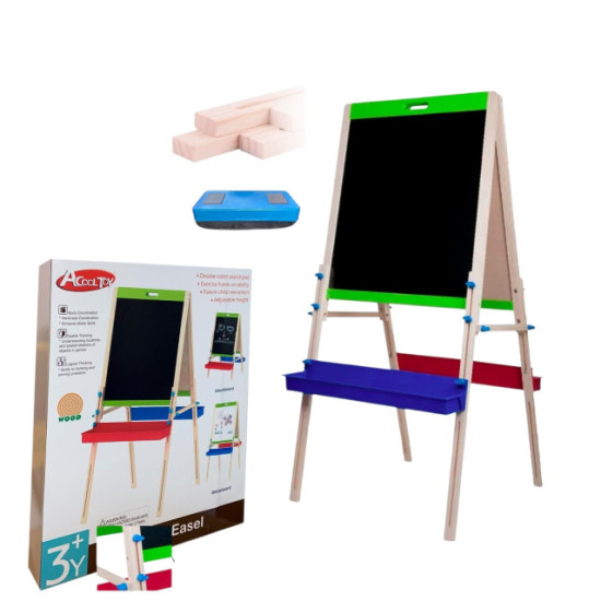 سبورة وجهين ابيض واسود مقاس 60*127 سم