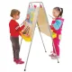 Double-sided drawing stand with iron legs, size: 72*72*120 cm