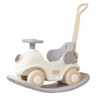 سيارة الاطفال 2 في 1 بيضاء