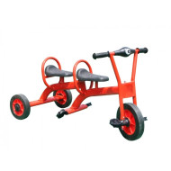Double Bicycle Size 110*56*63 cm - Red Double Bicycle Size 110*56*63 cm - Red