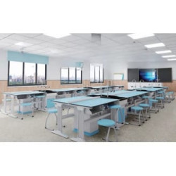 Multi Science and Laboratory Student Table with Phenolic Surface Size: 120*60 cm Height 75 cm Multi Science and Laboratory Student Table with Phenolic Surface Size: 120*60 cm Height 75 cm