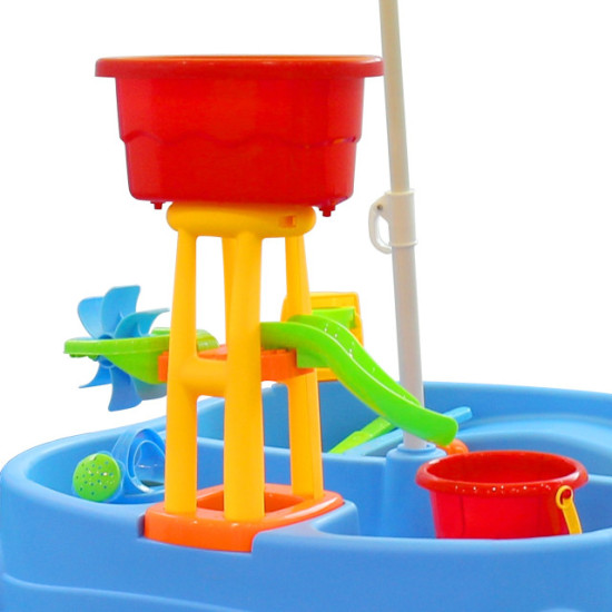 حوض رمل بمضلة بلاستيك