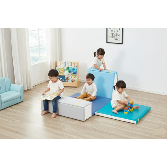 طقم الكتب الزرقاء مقاس: 58*168*180 سم