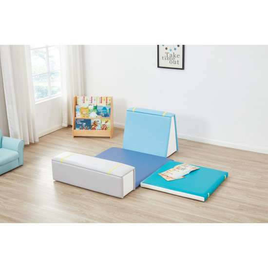 طقم الكتب الزرقاء مقاس: 58*168*180 سم