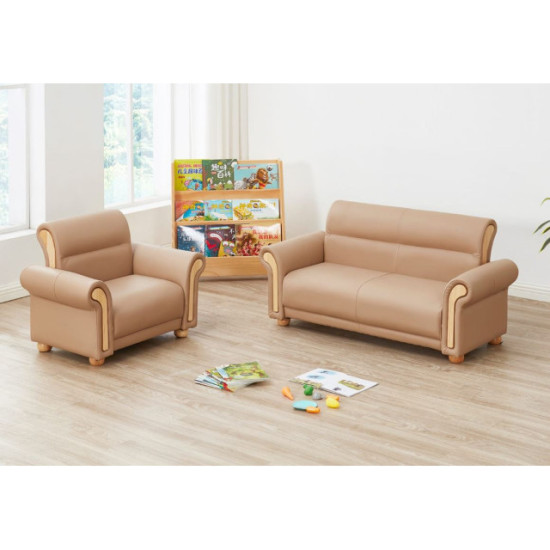 طقم الكنب البني الفاخر