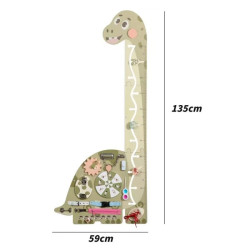 Game of length measuring and wall dinosaur activities Game of length measuring and wall dinosaur activities