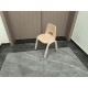 Plastic Chair Iron Legs Height 35 cm - Beige