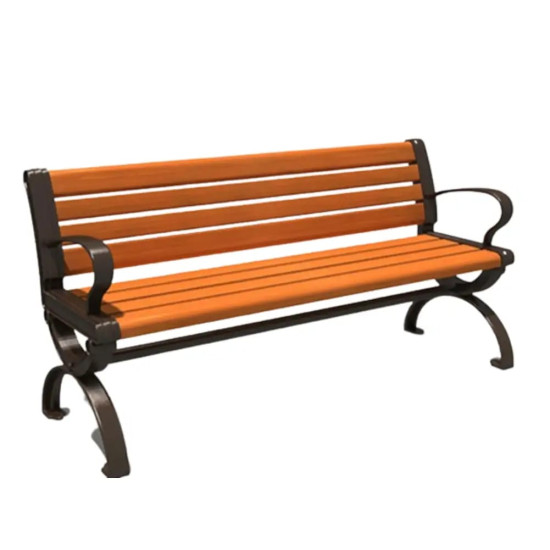 كرسي استراحة خشب طبيعي مقاوم للماء مقاس 150*40 سم