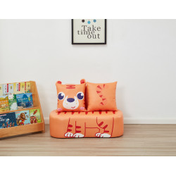 كنب النمر البرتقالي مقاس: 58*50*85 سم