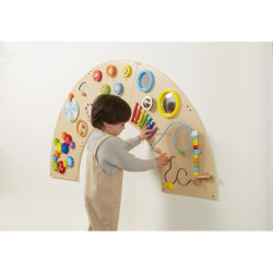 Fun arc wall activity board