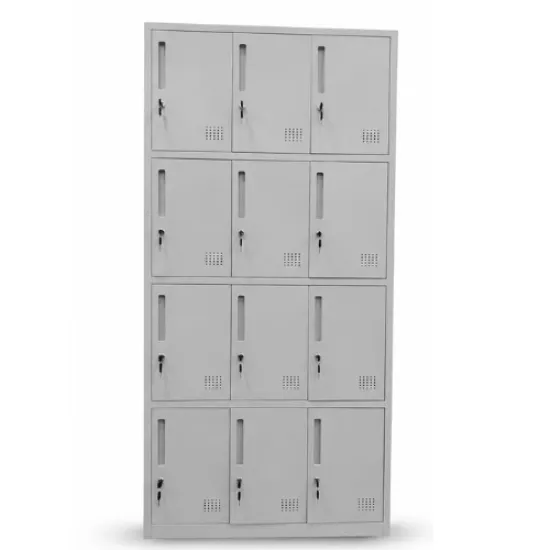 12 Digit Iron Locker Cupboard