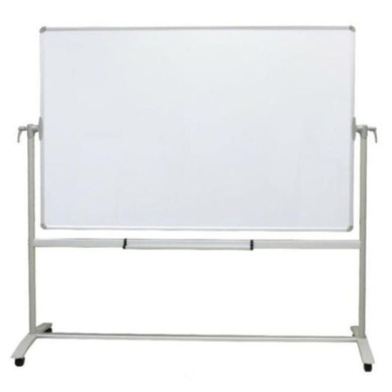 Double-sided movable magnetic whiteboard, size: 120*240 cm