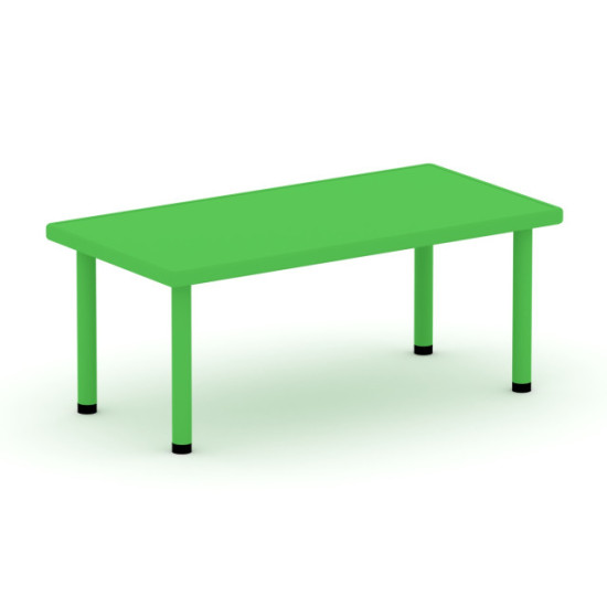 طاولة بلاستيك مستطيلة مستوى واحد مقاس :120*60*50سم