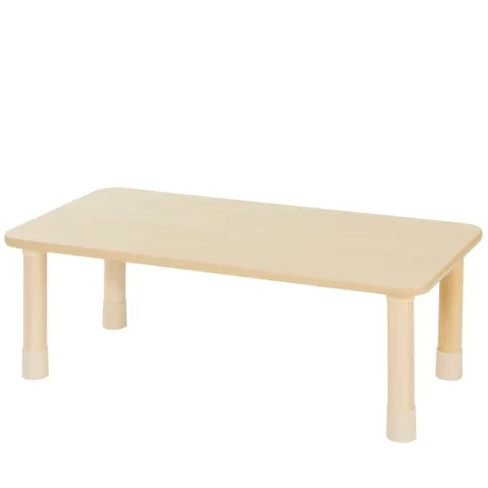 Wooden rectangular table for nurseries, 120*60*44 cm
