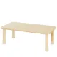 Wooden rectangular table for nurseries, 120*60*44 cm