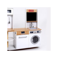 Half Corner Kids Kitchen with Movable Covers Size : 150*98*30cm