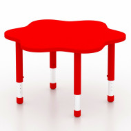 Rose Table Wood 90cm Diameter With Multi Legs 75-55cm