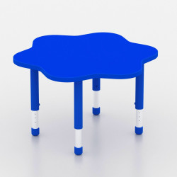 Rose Table Wood 90cm Diameter With Multi Legs 75-55cm
